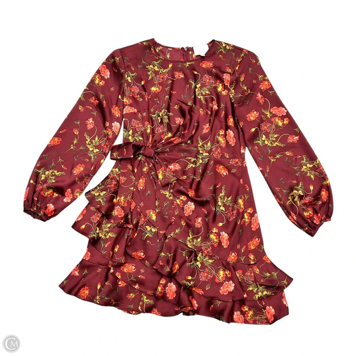 Dress Party Short By Cinq A Sept In Maroon, Size: S