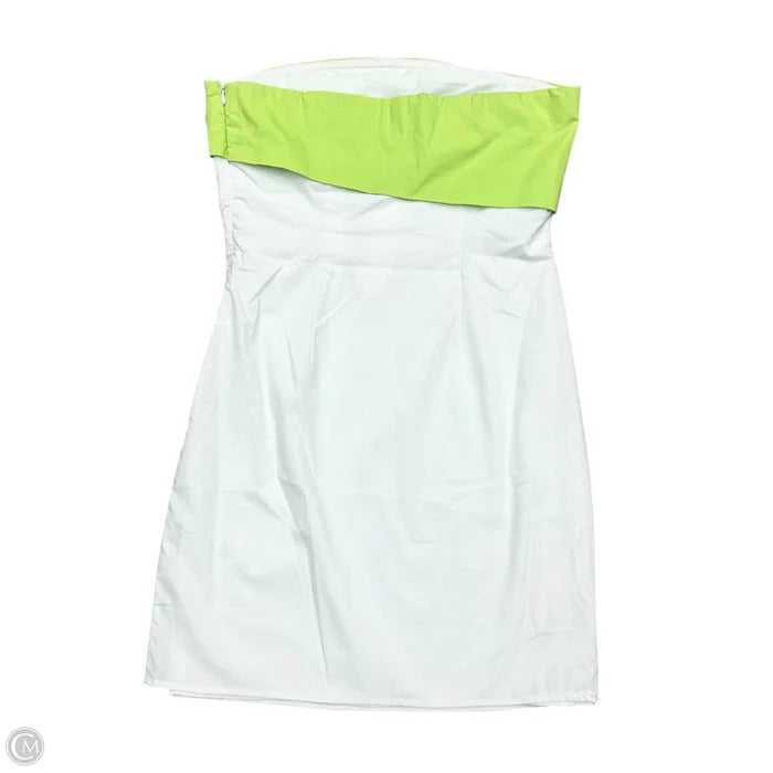 Dress Party Short By Flat White In Green & White, Size: Xs