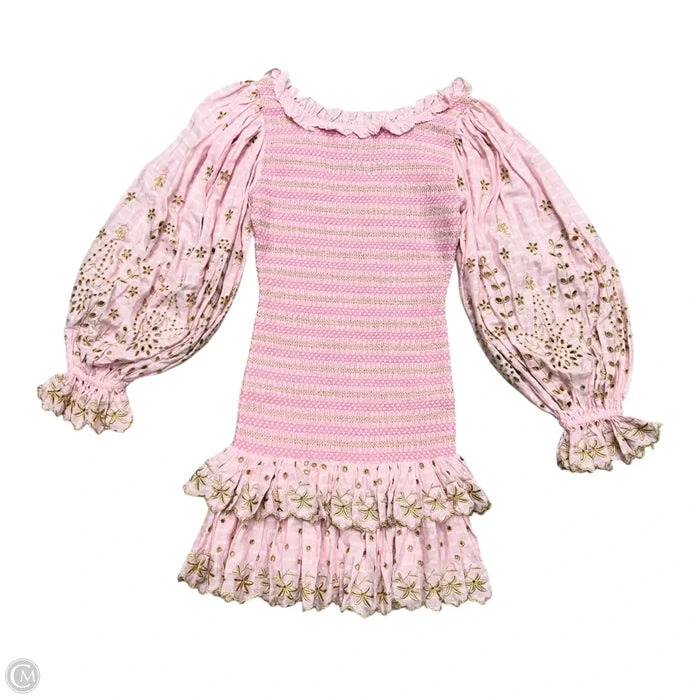 Dress Party Short By Loveshackfancy In Pink, Size: Xs