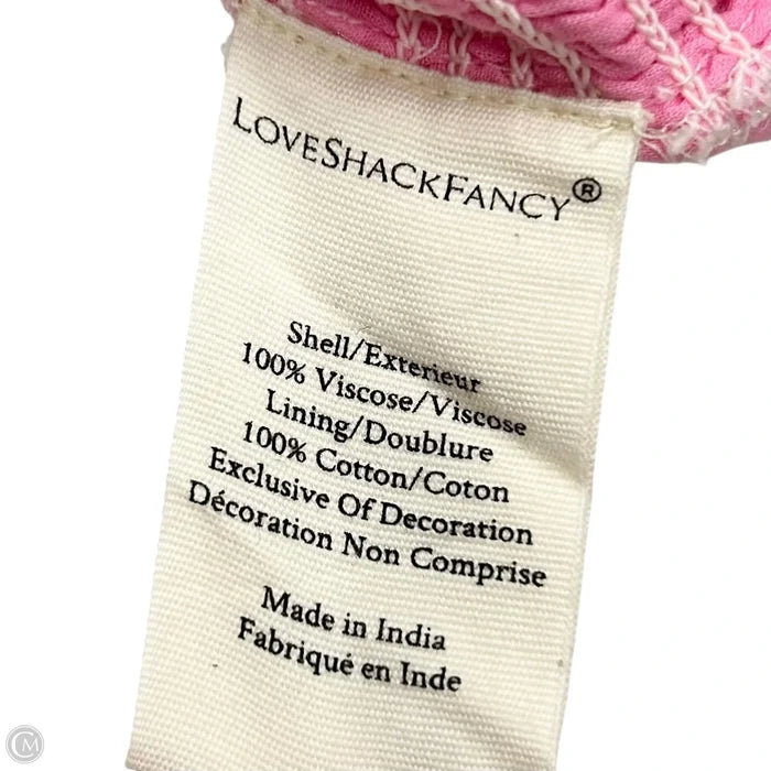 Dress Party Short By Loveshackfancy In Pink, Size: Xs