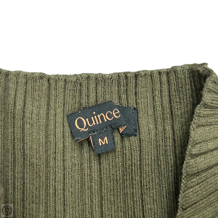 Dress Sweater By Quince In Green, Size: M