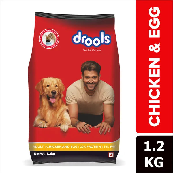 Drools Adult Chicken and Egg Dry Dog Food