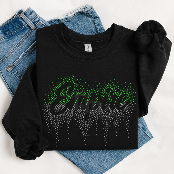 Empire Ombre Drip RHINESTONE TRANSFER