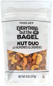 EVERYTHING BUT THE BAGEL NUT DUO 8 OZ #ROCK VALUE-ORDER BY  TUESDAY EVENING OCT 27 ARRIVING NOV 04    FOR DELIVERY#