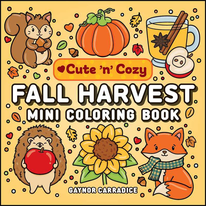 Fall Harvest Mini Coloring Book by