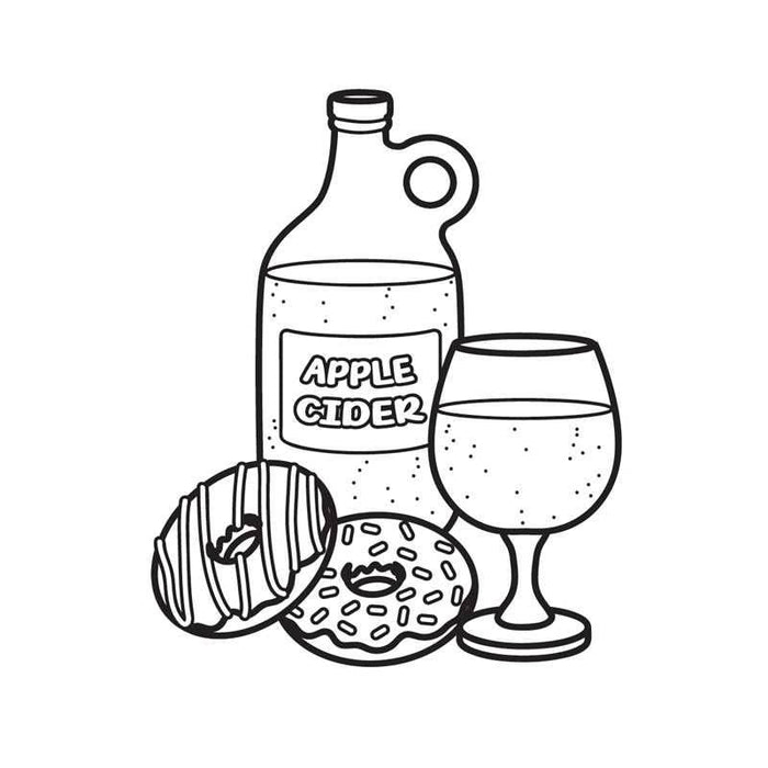 Fall Harvest Mini Coloring Book by