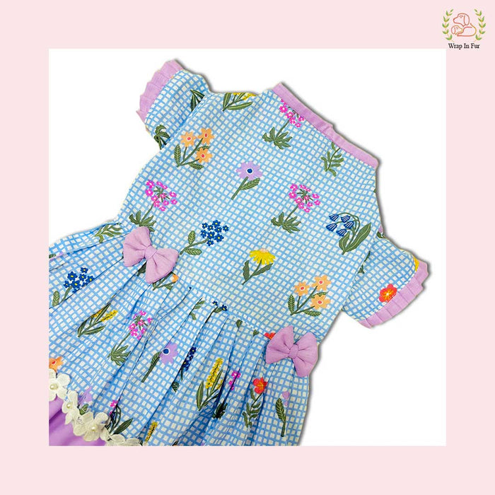 Floral Princess Dog Wedding Dress – Butterfly Dog Frock