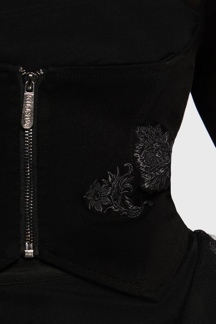 Gaia Adorned Underbust Corset