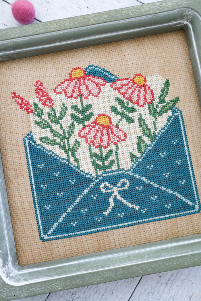 Garden Greetings Cross Stitch Pattern