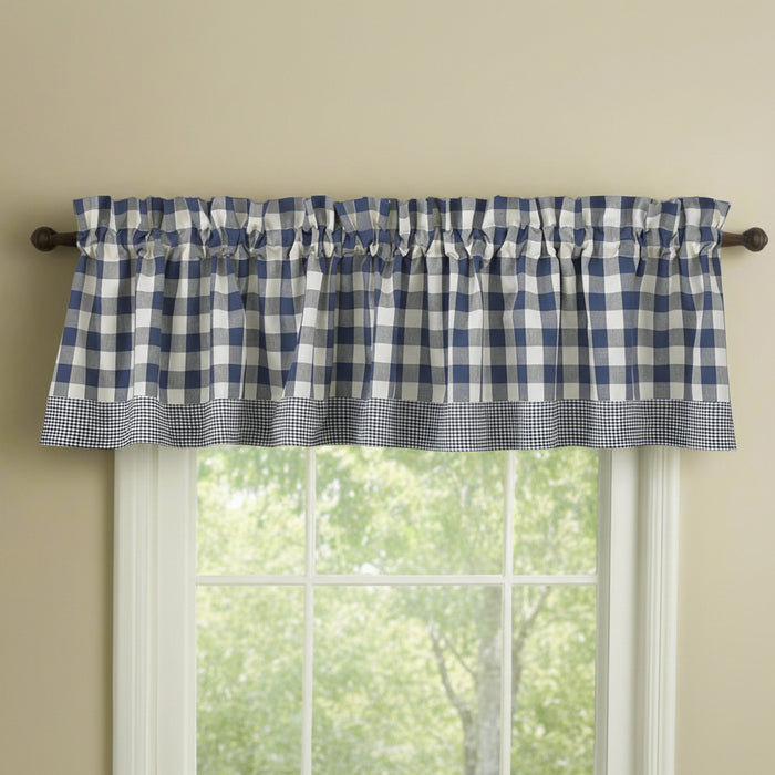 Yorktown Country Blue Valance-Lange General Store
