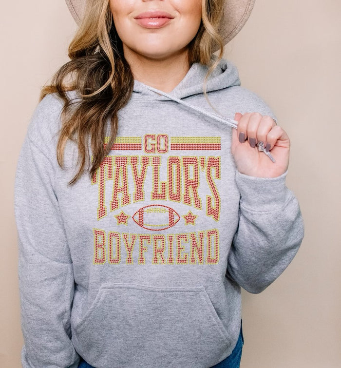 Go Taylor's Boyfriend RHINESTONE TRANSFER