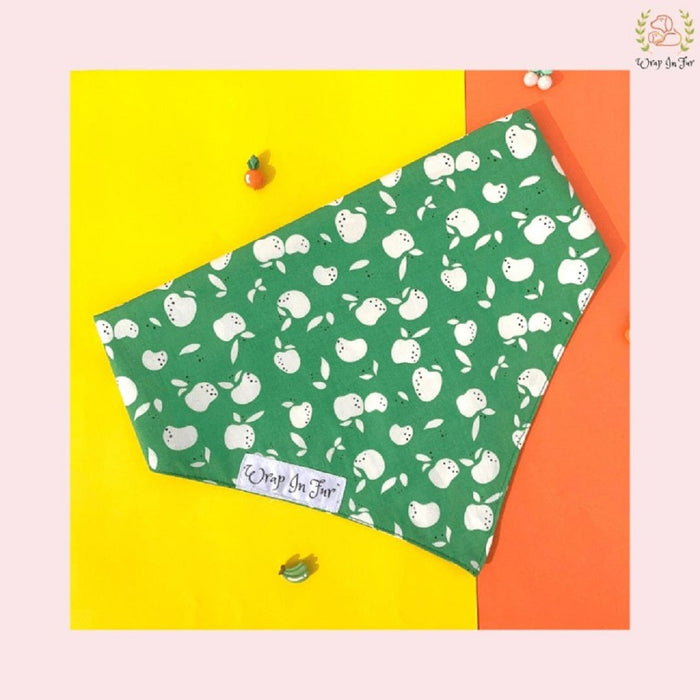 Green Apple Dog Bandana