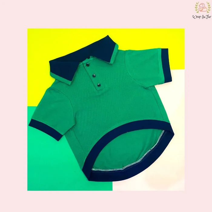 Green Polo Dog T-Shirt