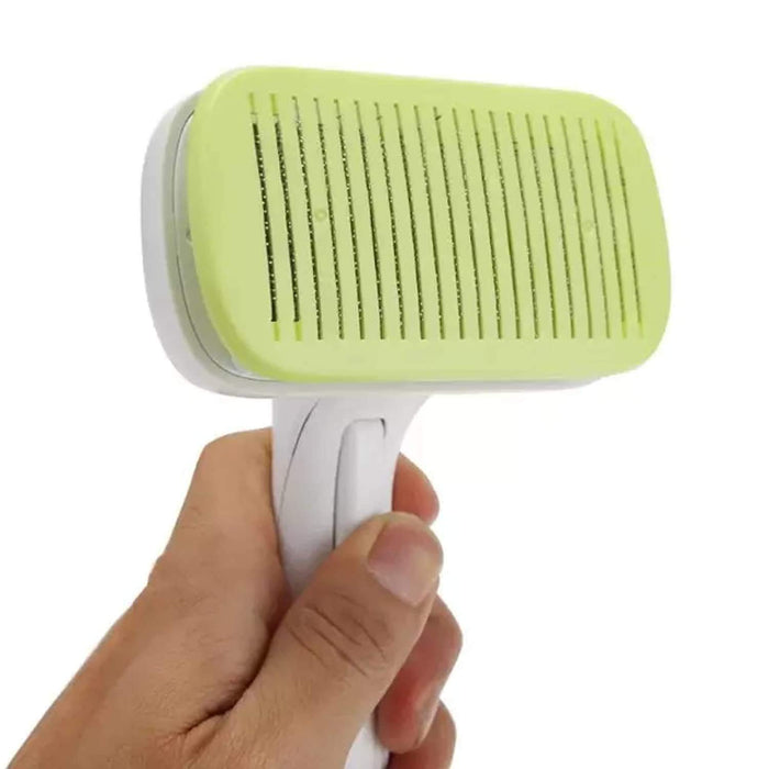 Grooming & Cleaning Slicker Brush Self Cleaning Hair Brush