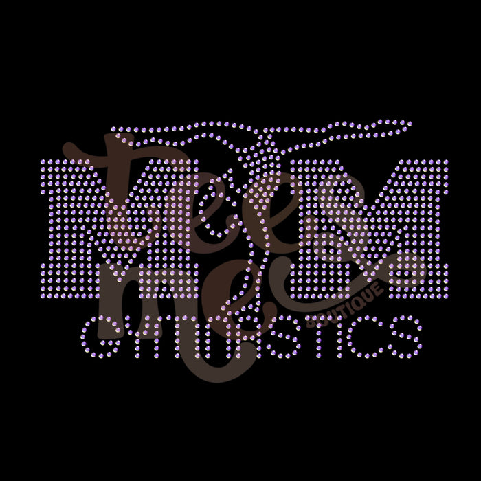 Gymnastics Mom RHINESTONE TRANSFER