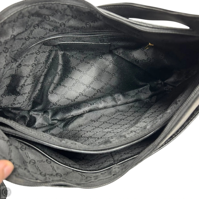 Handbag Leather By Etienne Aigner, Size: Medium
