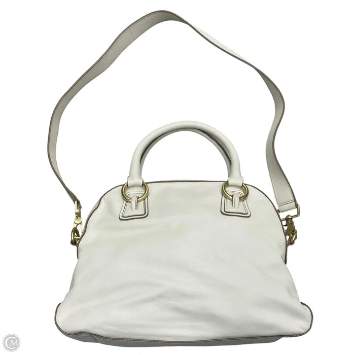 Handbag Leather By Talbots, Size: Medium