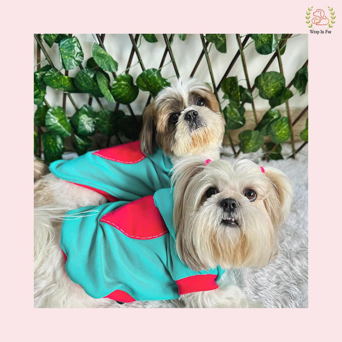 Heart Print Dog Sweatshirt – Cozy & Cute Winter Hoodie for Pets