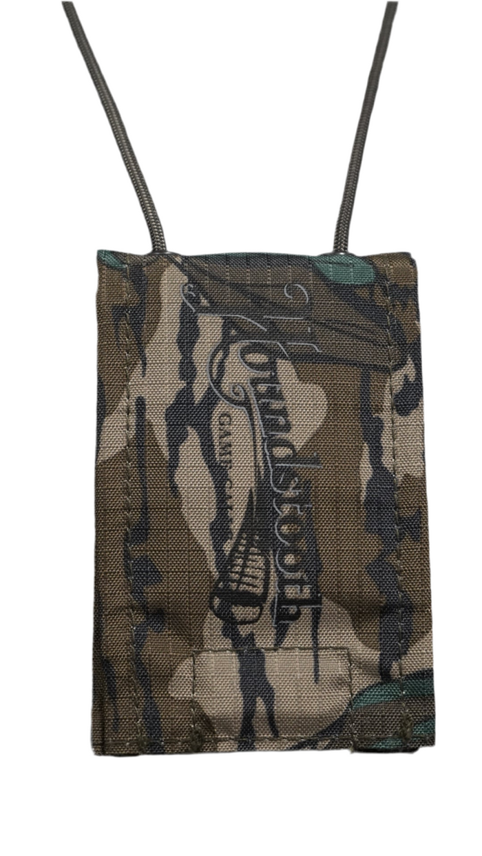 Houndstooth Mouth Call Pouch - Greenleaf