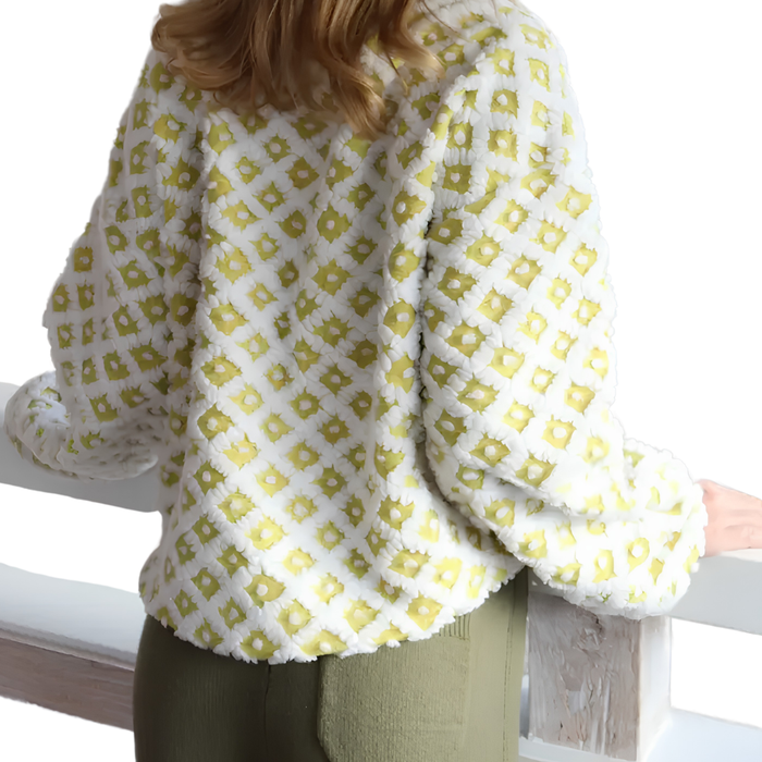 INGRID™ – Cozy Plaid Sherpa Pullover Sweatshirt