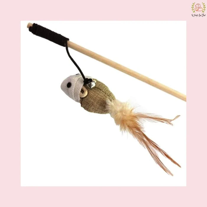 Feather Mouse Cat Toy for Kittens
