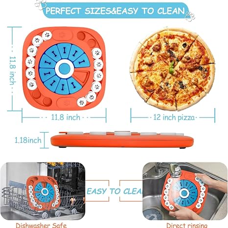 Interactive Dog Puzzle Toy Slow Feeder & Treat Dispenser