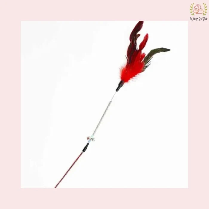 Interactive Feather Cat Wand Toy for Cats
