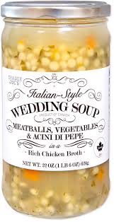 ITALIAN STYLE WEDDING SOUP 22 OZ #ROCK VALUE-ORDER BY TUESDAY EVENING OCT 27 ARRIVING NOV 04  FOR DELIVERY#