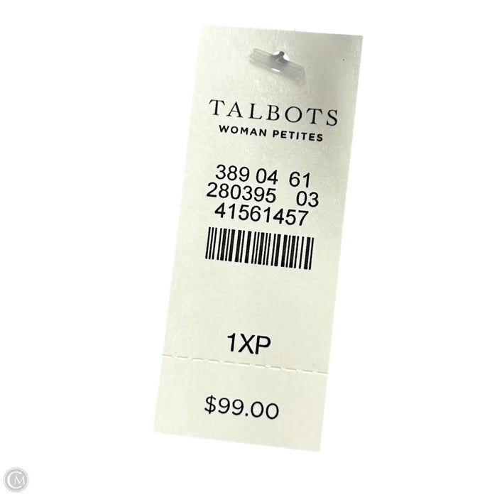 Jacket Denim By Talbots In Blue, Size: 1Xp
