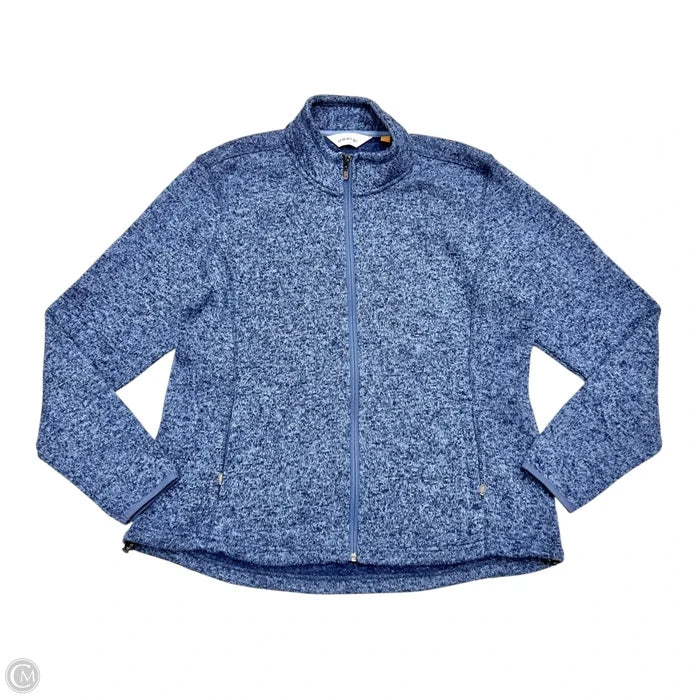 Jacket Fleece By Orvis In Blue, Size: L