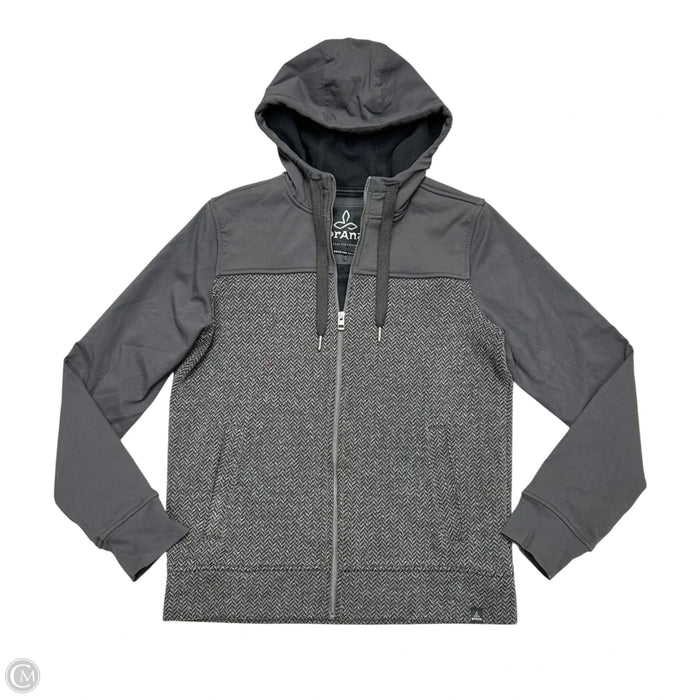 Jacket Fleece By Prana In Grey, Size: S