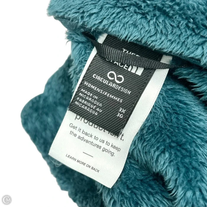 Jacket Fleece By The North Face In Teal, Size: 3x