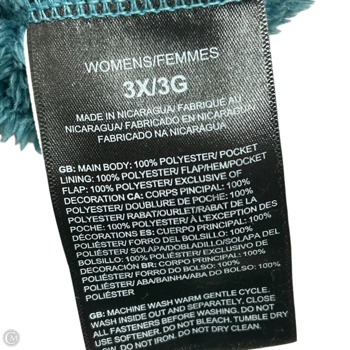 Jacket Fleece By The North Face In Teal, Size: 3x