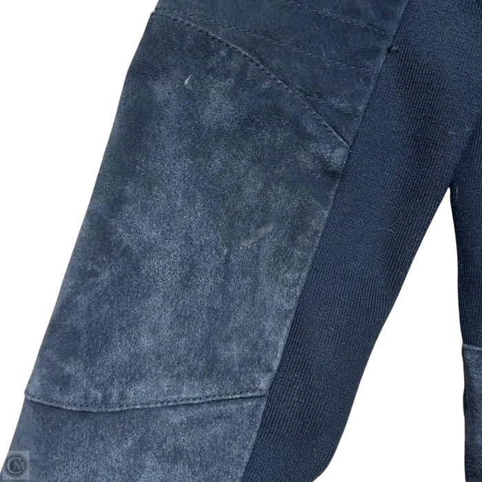Jacket Moto By Lucky Brand In Blue, Size: S