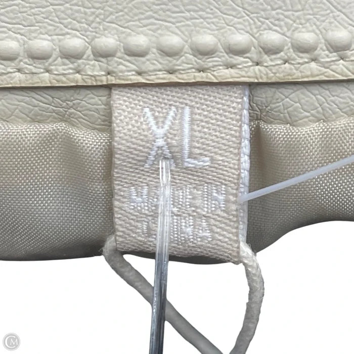 Jacket Moto By Max Studio In Cream, Size: Xl