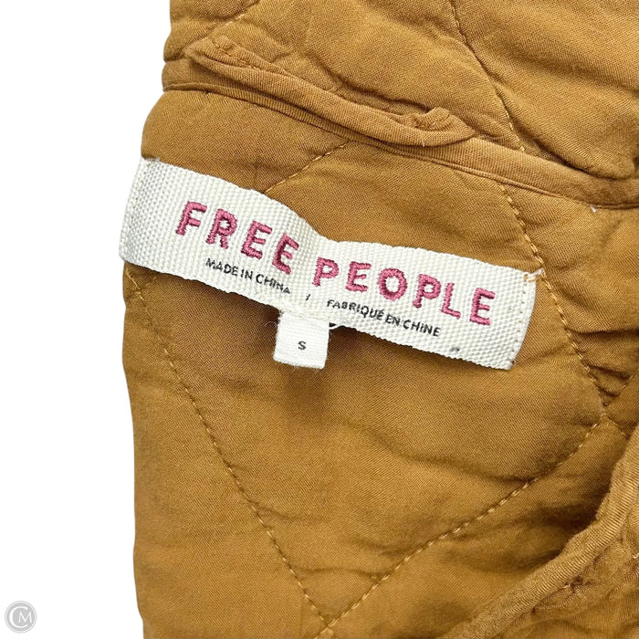 Jacket Puffer & Quilted By Free People In Tan, Size: S