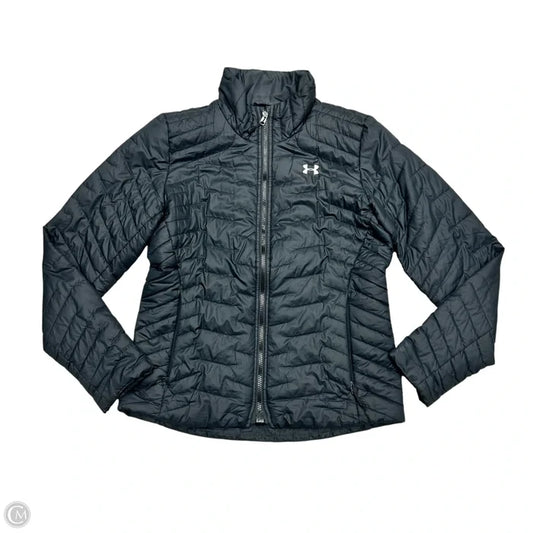 Jacket Puffer & Quilted By Under Armour In Black, Size: S