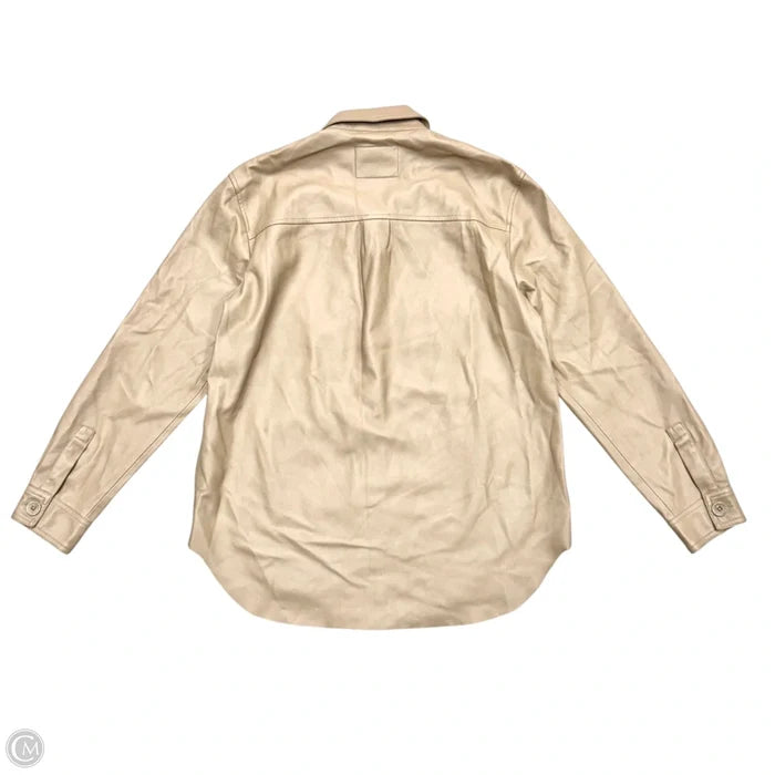 Jacket Shirt By Blanknyc In Cream, Size: M
