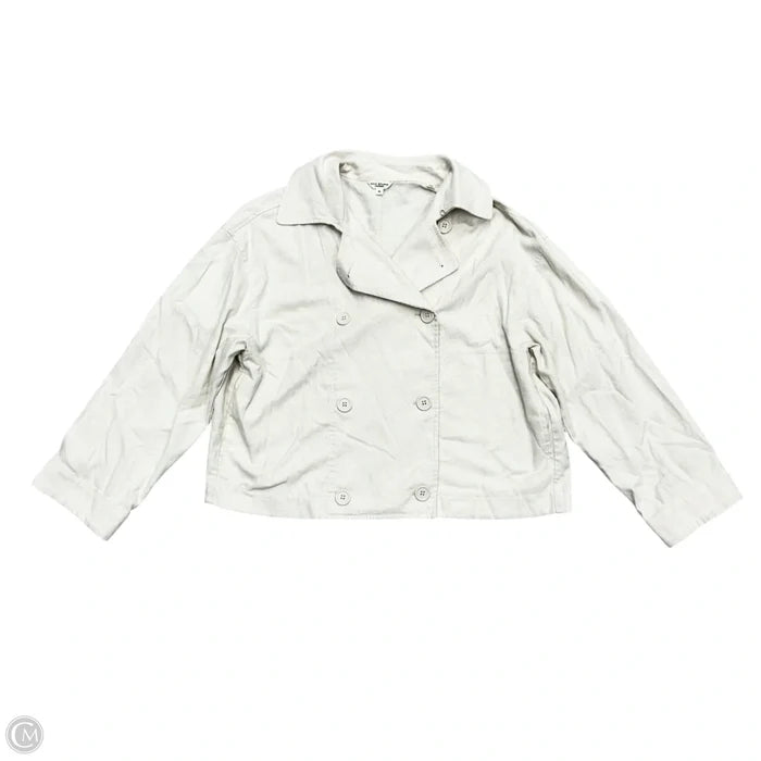 Jacket Shirt By Max Studio In Cream, Size: Xl