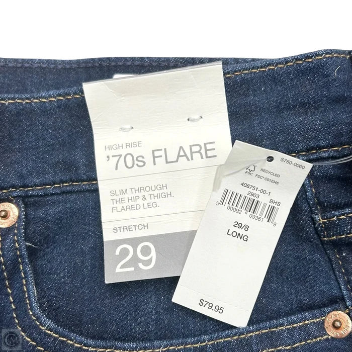 Jeans Boot Cut By Gap In Blue Denim, Size: 8