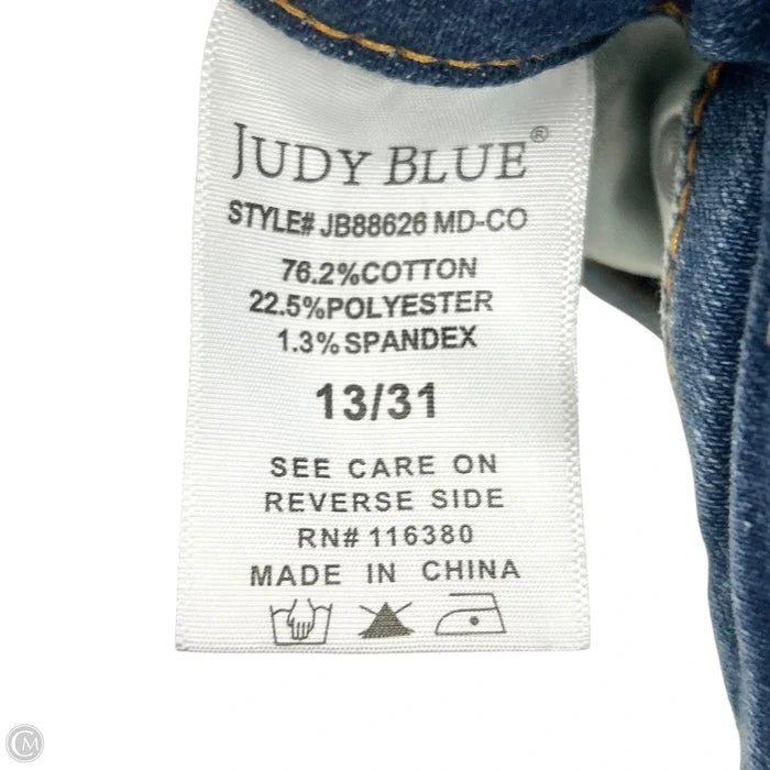 Jeans Boot Cut By Judy Blue In Blue Denim, Size: 12