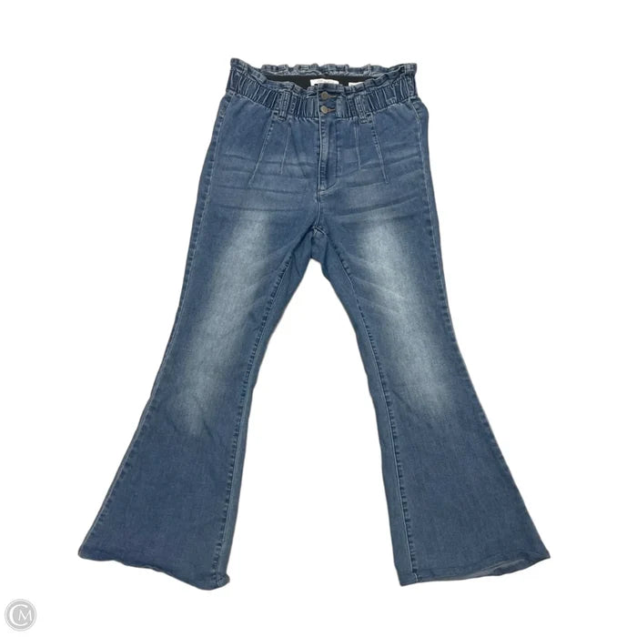 Jeans Flared By A Beautiful Soul In Blue Denim, Size: 10