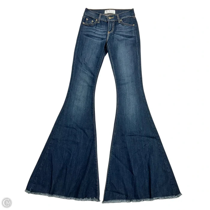 Jeans Flared By Free People In Blue Denim, Size: 0