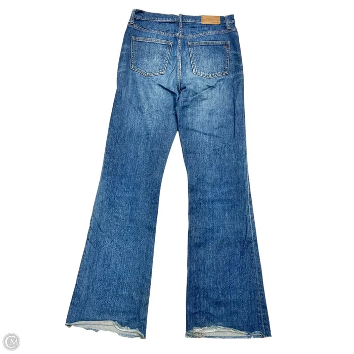 Jeans Flared By Madewell In Blue Denim, Size: 4