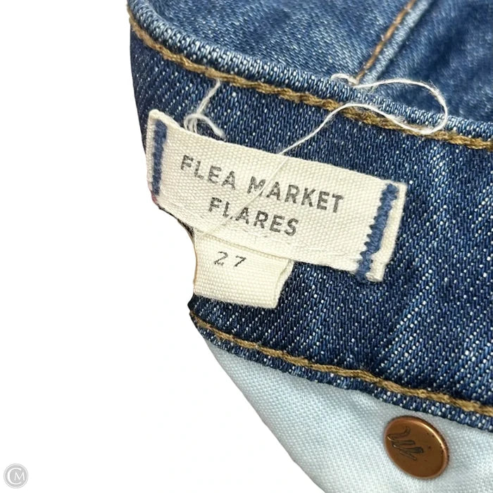 Jeans Flared By Madewell In Blue Denim, Size: 4