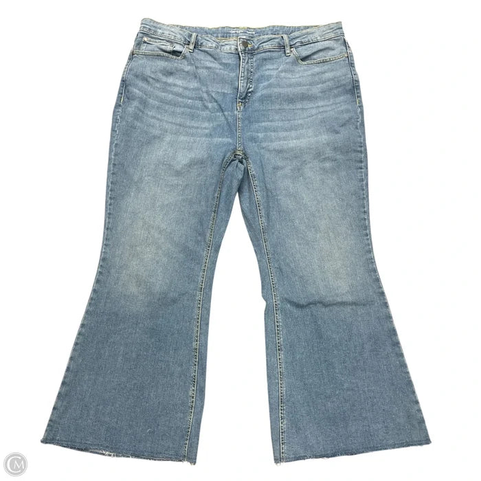 Jeans Flared By On 34th In Blue Denim, Size: 18