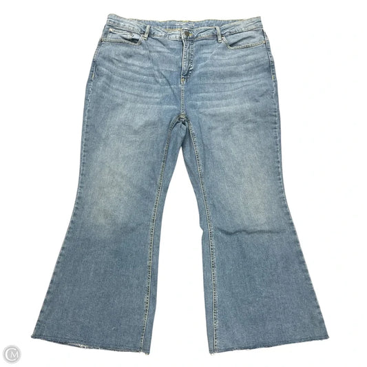 Jeans Flared By On 34th In Blue Denim, Size: 18