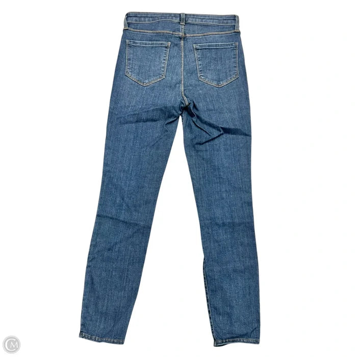 Jeans Skinny By L Agence In Blue Denim, Size: 0