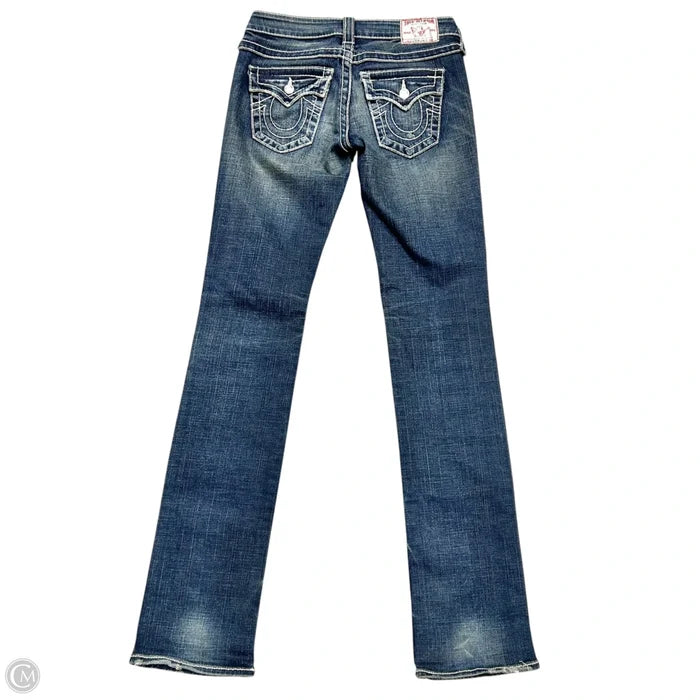 Jeans Skinny By True Religion In Blue Denim, Size: 2