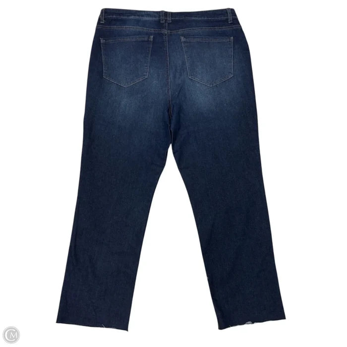 Jeans Straight By Caslon In Blue Denim, Size: 18
